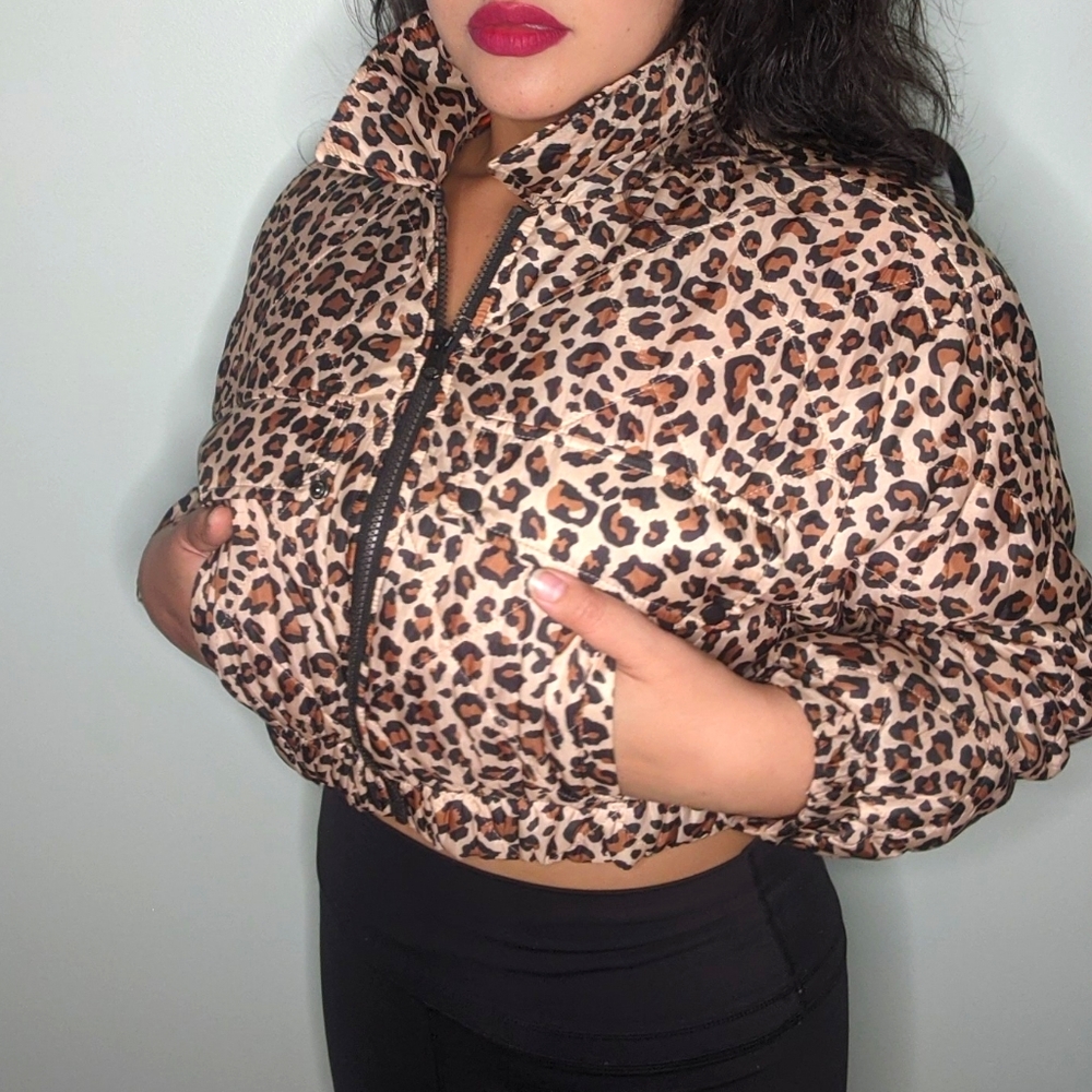 Zara Cropped Bomber Jacket